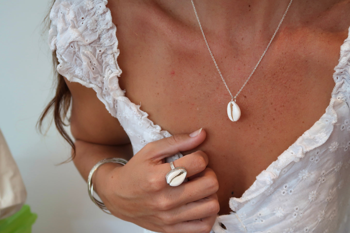 Cowrie necklace