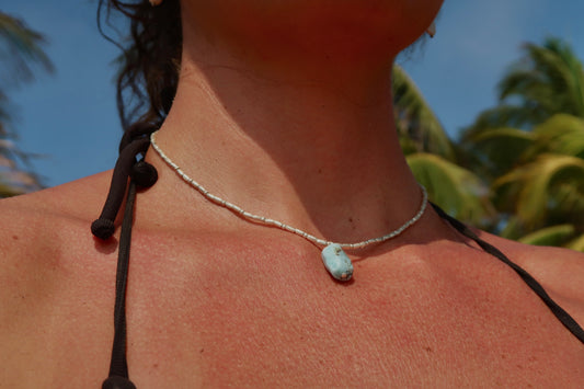 Droplet necklace