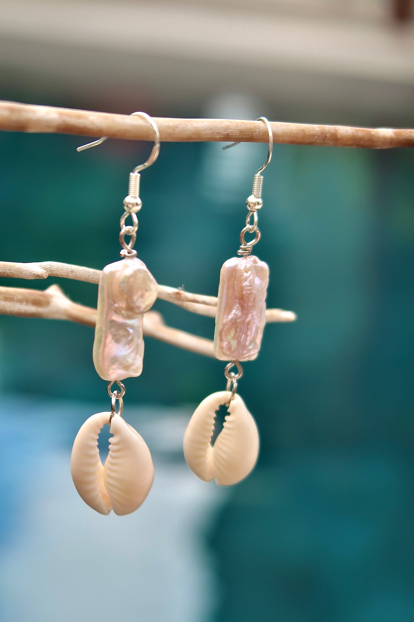 Cowrie Girl earrings